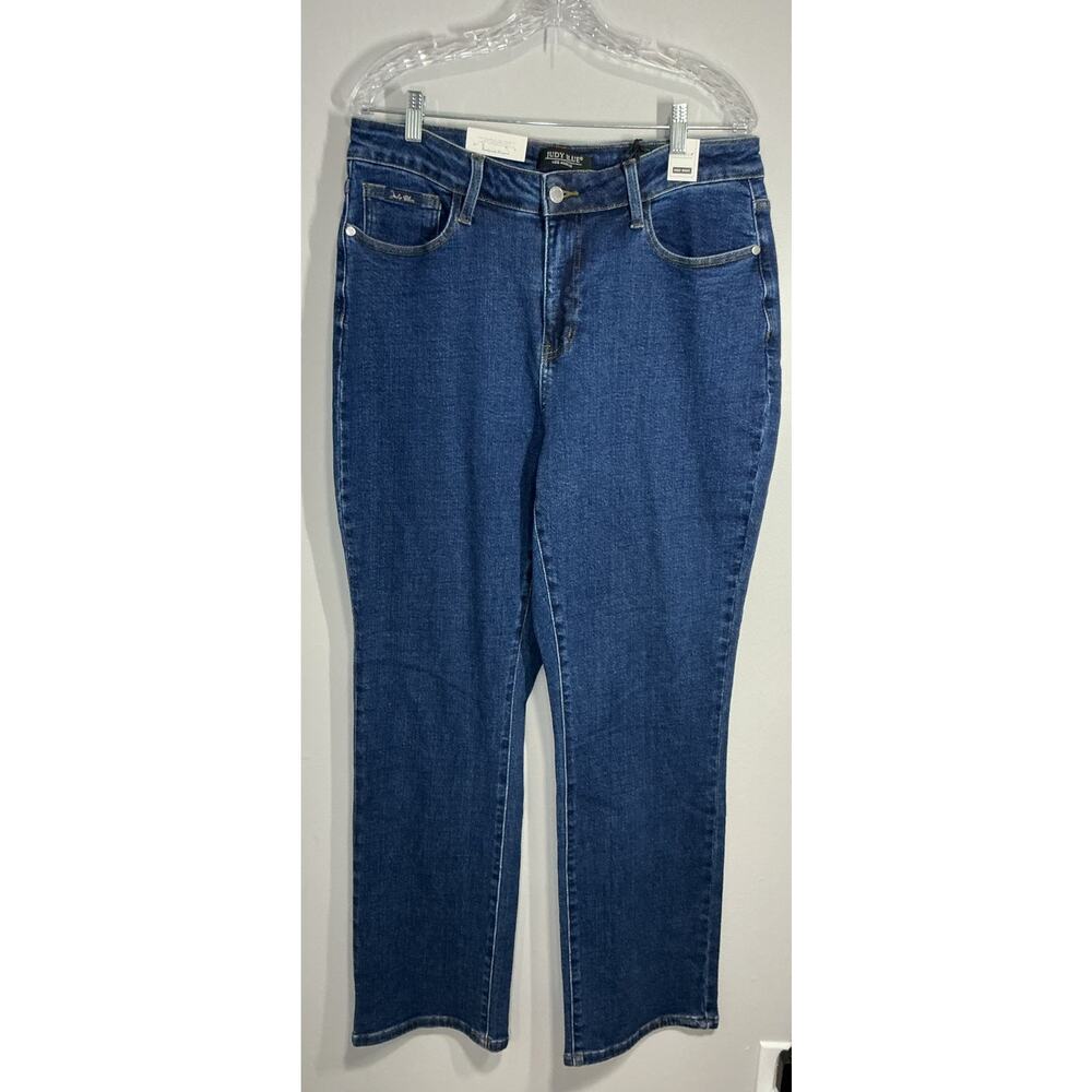 NWT Judy Blue High Rise Straight 16W Dark Wash